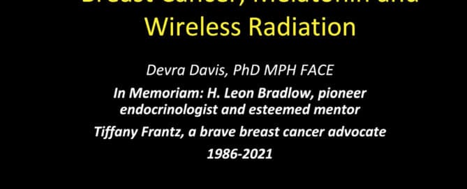 Webinar: Actualización sobre la radiación inalámbrica y el riesgo de cáncer
