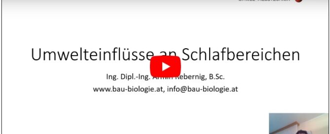 Video-Vortrag: Umwelteinflüsse an Schlafbereichen