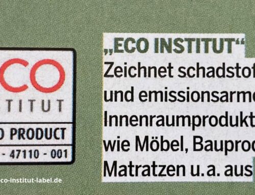 Sicherheit bei Innenraumprodukten: Das eco-INSTITUT-Label