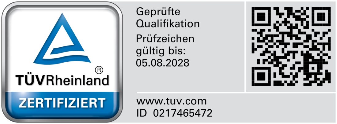TÜV Qualifikation
